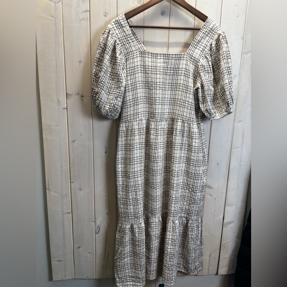 Neuflora Brielle Midi Dress Size S Prairie Farmhouse Cottagecore Feminine - Picture 3 of 7